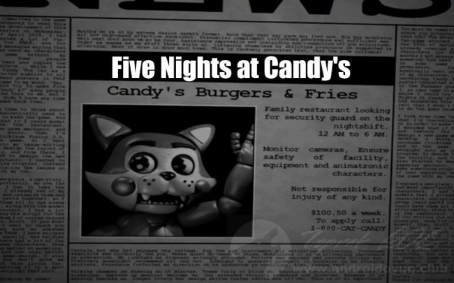 Five Nights at Candys v1.0 FULL APK - TAM SÜRÜM